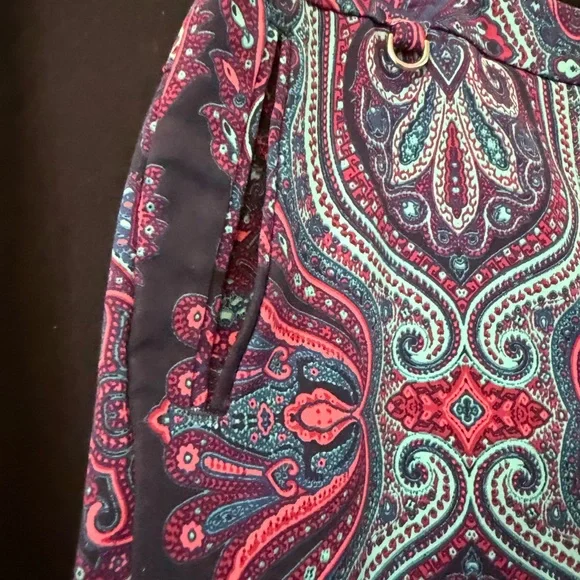 Adrianna Papell Blue and Pink Pants - Picture 3 of 5